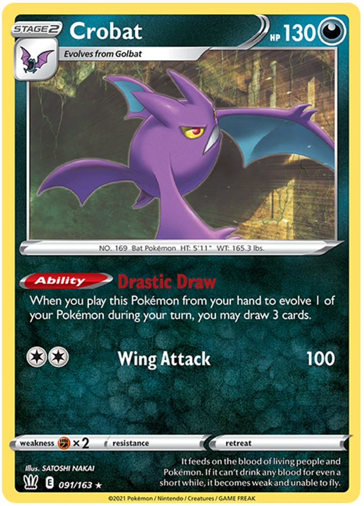 Crobat - 091/163 - Holo Rare