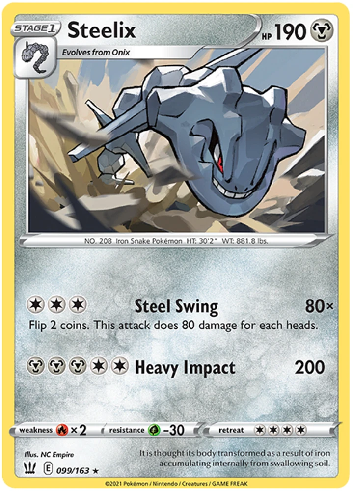 Steelix - 099/163 Holo Rare