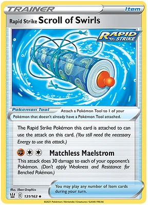 Rapid Strike Scroll of Swirls - 131/163 - Uncommon