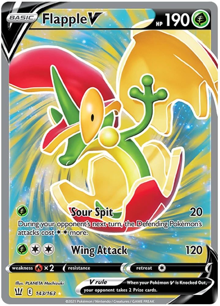 Flapple V - 143/163 - Full Art Ultra Rare