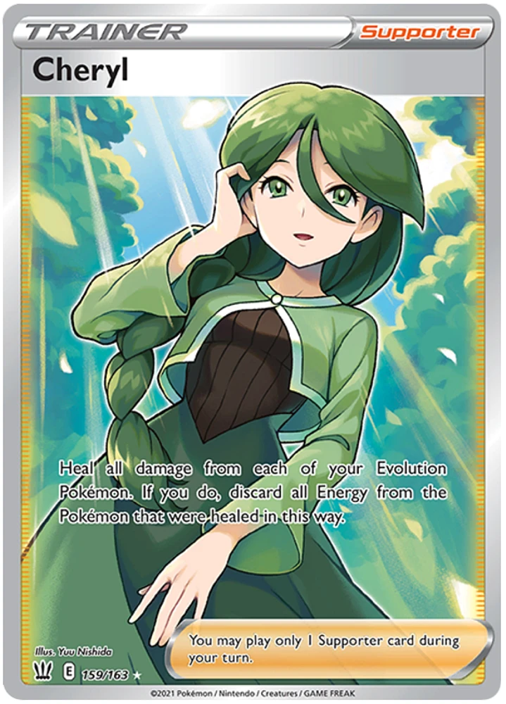 Cheryl - 159/163 - Full Art Ultra Rare