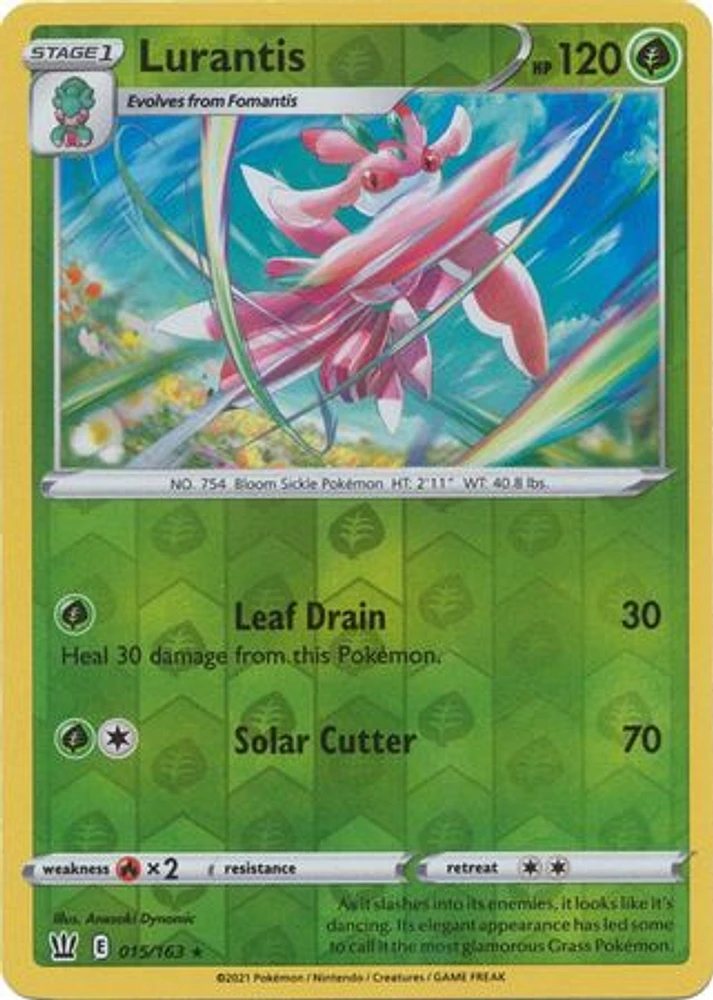 Lurantis - 015/163 Rare Reverse Holo