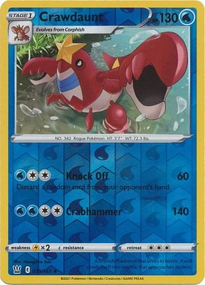 Crawdaunt - 039/163 Uncommon Reverse Holo