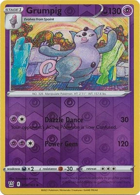 Grumpig - 056/163 Uncommon Reverse Holo