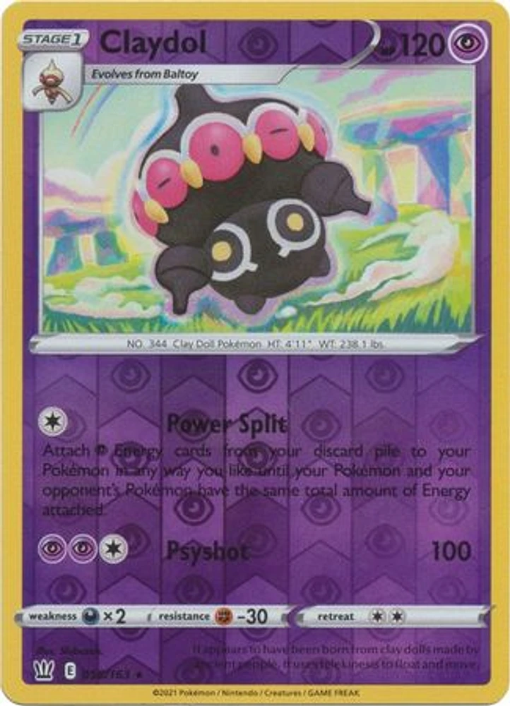 Claydol - 058/163 Rare Reverse Holo