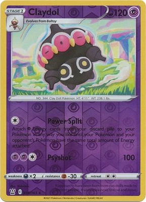 Claydol - 058/163 Rare Reverse Holo