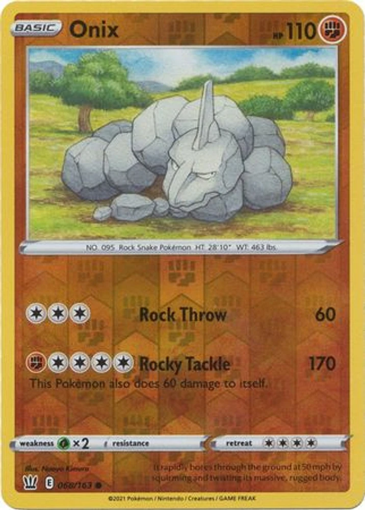 Onix - 068/163 Common Reverse Holo