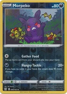 Morpeko - 098/163 Uncommon Reverse Holo