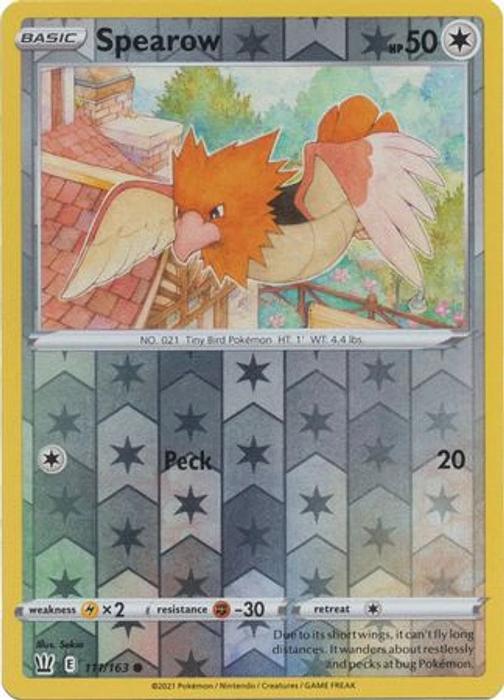 Spearow - 111/163 Common Reverse Holo