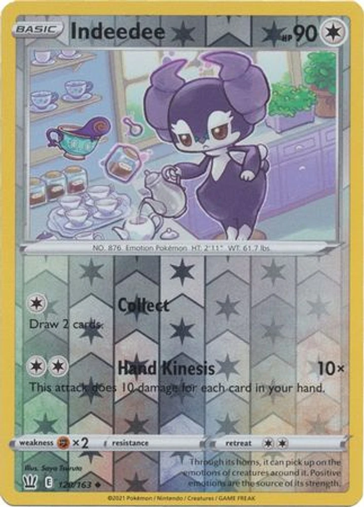 Indeedee - 120/163 Uncommon Reverse Holo