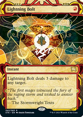 Lightning Bolt - Foil Etched