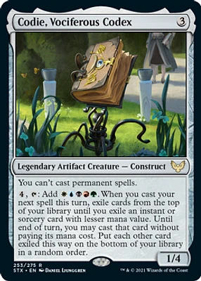 Codie, Vociferous Codex - Foil