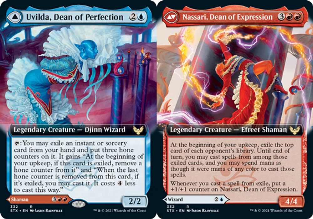 Uvilda, Dean of Perfection // Nassari, Dean of Expression - Extended Art