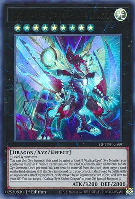 Galaxy-Eyes Cipher Blade Dragon - GFTP-EN059 - Ultra Rare - 1st Edition