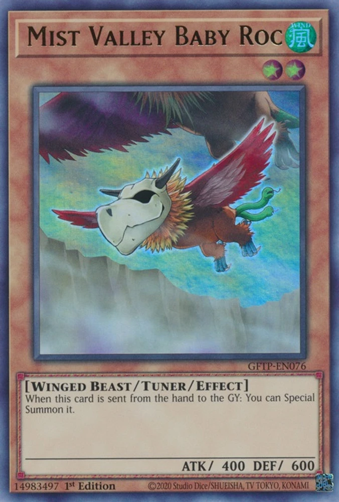 Mist Valley Baby Roc - GFTP-EN076 Ultra Rare 1st Edition