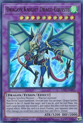 Dragon Knight Draco-Equiste - GFTP-EN093 - Ultra Rare - 1st Edition