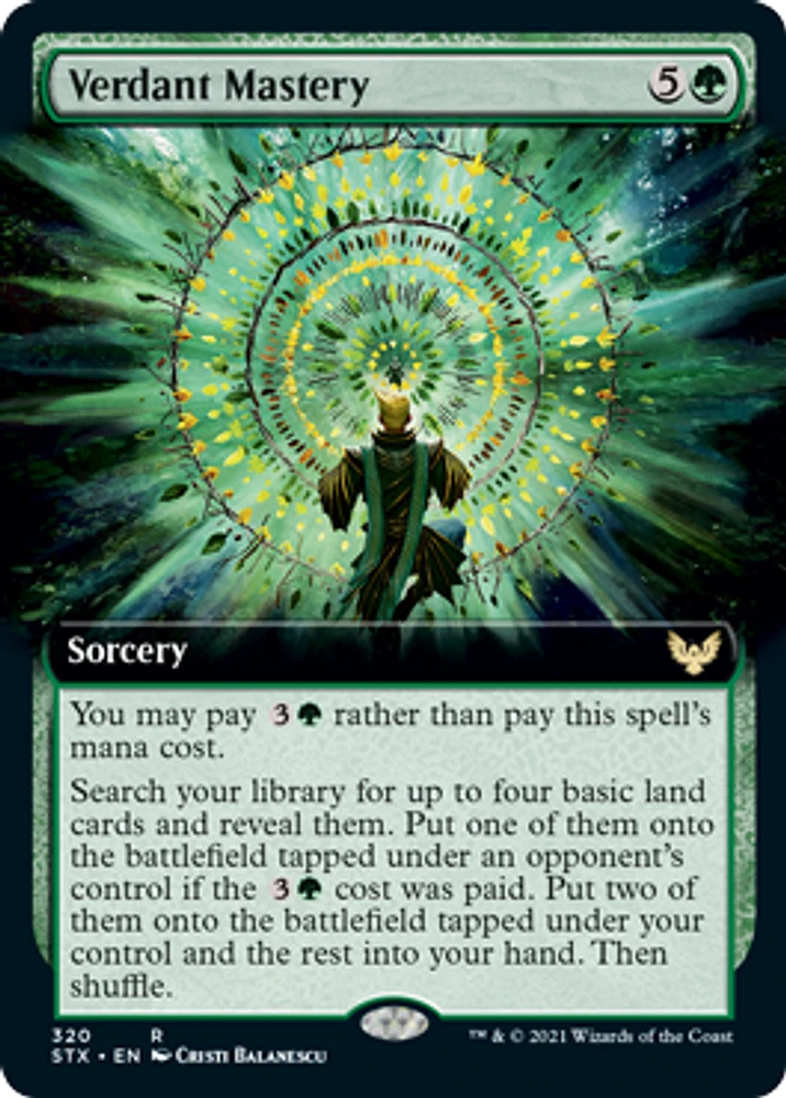 Verdant Mastery - Foil - Extended Art