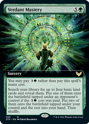 Verdant Mastery - Foil - Extended Art