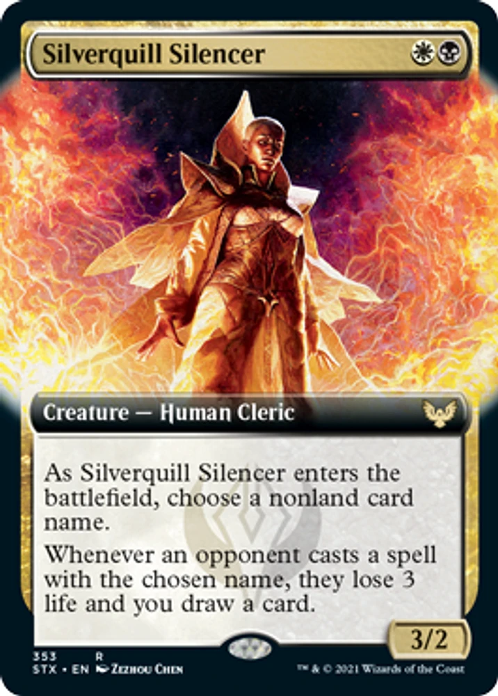 Silverquill Silencer - Foil - Extended Art