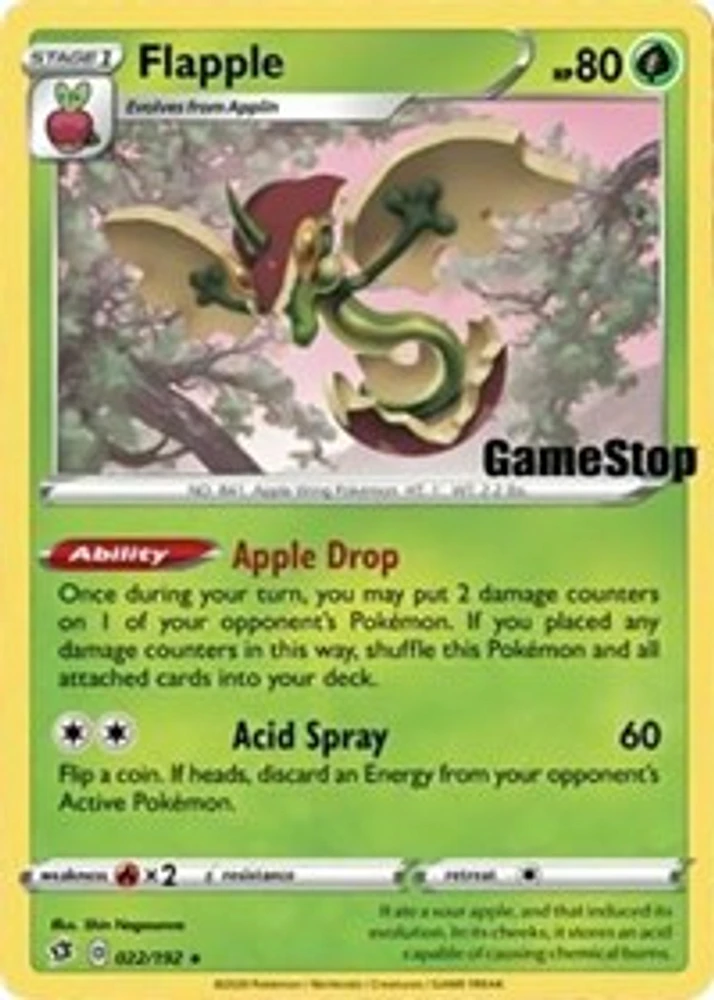 Flapple - 022/192 - Gamestop Exclusive Promo