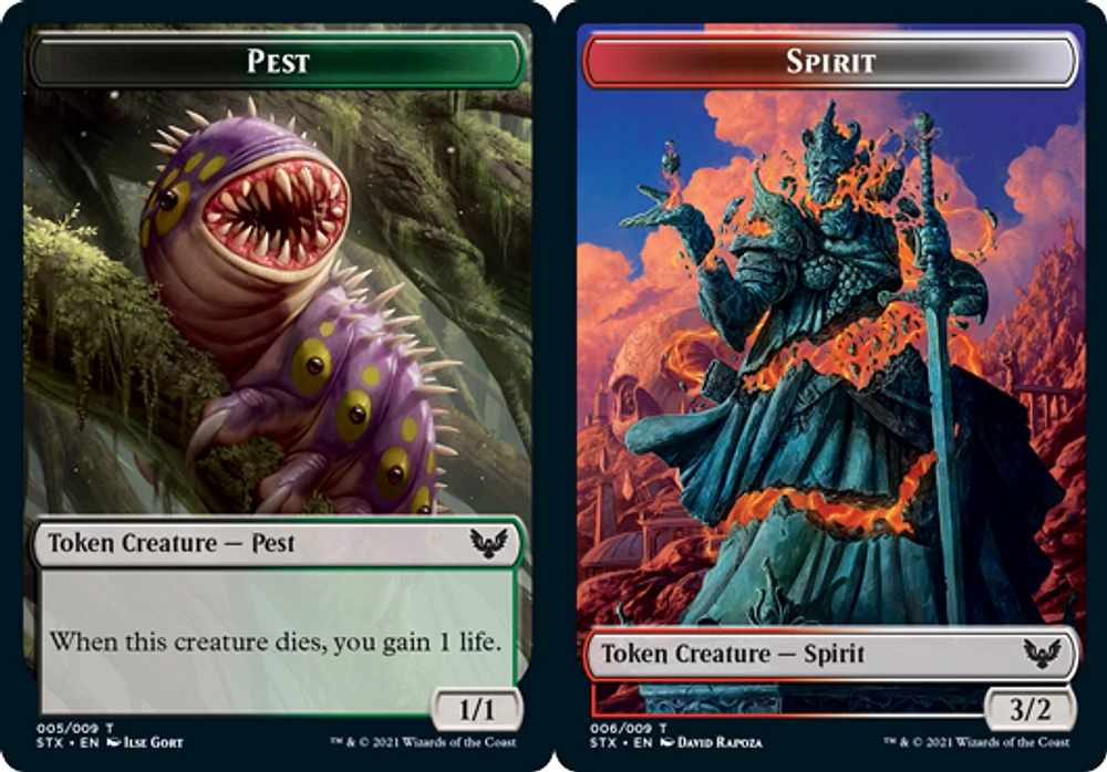 Pest Token // Spirit Token - Foil