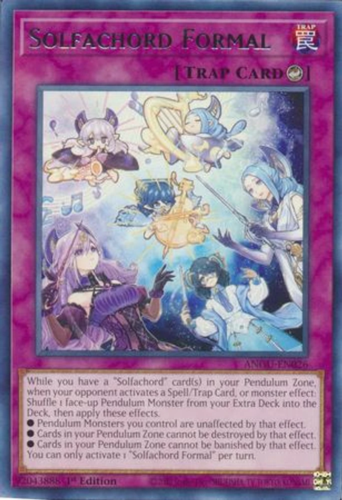 Solfachord Formal - ANGU-EN026 - Rare - 1st Edition