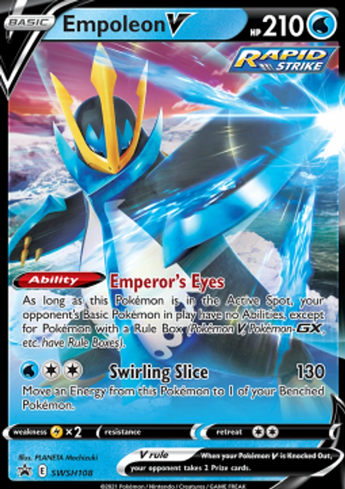 Empoleon V - SWSH108 - SWSH Black Star Promos