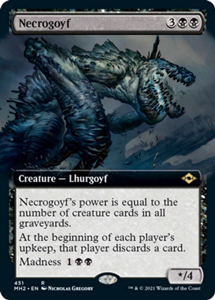 Necrogoyf - Extended Art