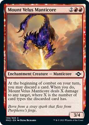 Mount Velus Manticore - Foil