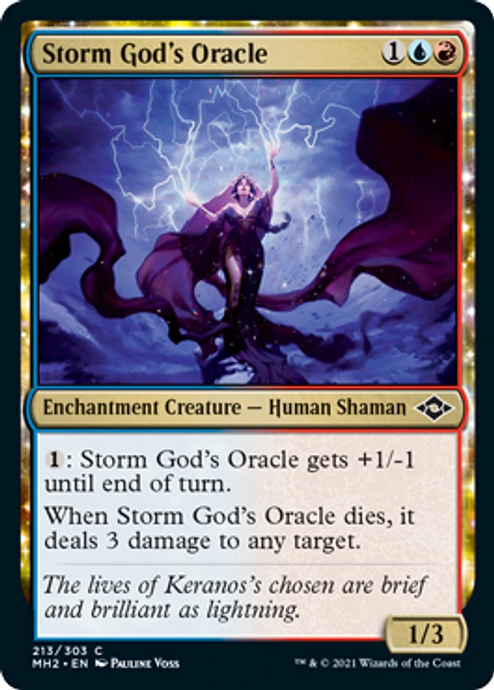 Storm God's Oracle - Foil