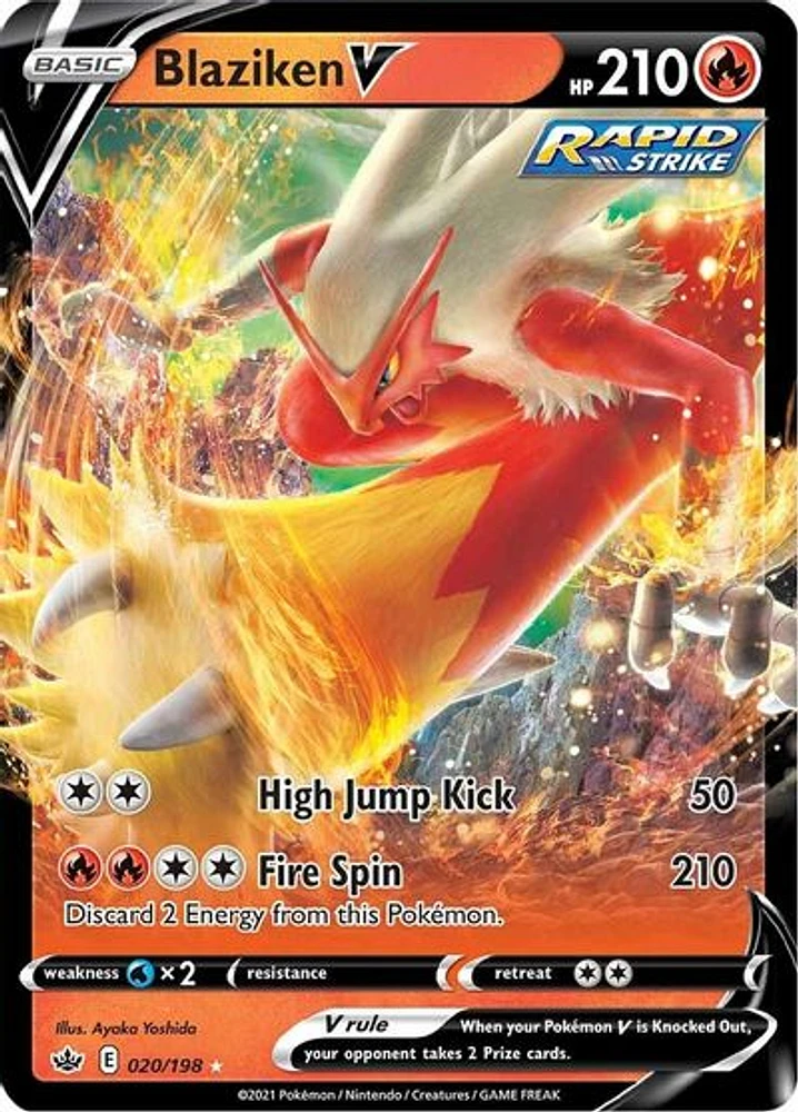 Blaziken V - 020/198 - Ultra Rare