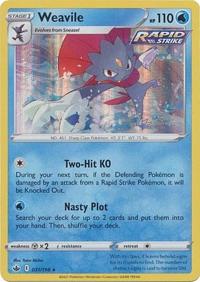 Weavile - 031/198 Holo Rare