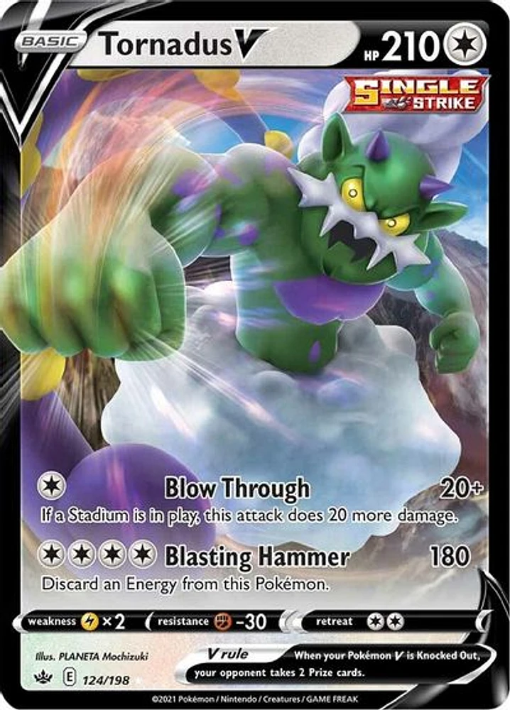 Tornadus V - 124/198 - Ultra Rare