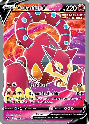 Volcanion V - 162/198 - Full Art Ultra Rare