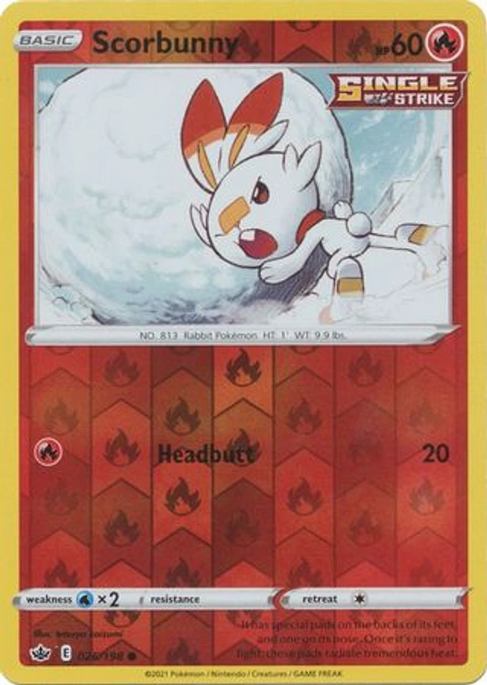 Scorbunny - 026/198 Common Reverse Holo