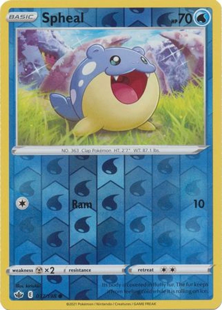 Spheal - 037/198 Common Reverse Holo