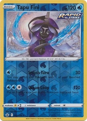 Tapu Fini - 040/198 - Holo Rare - Reverse Holo