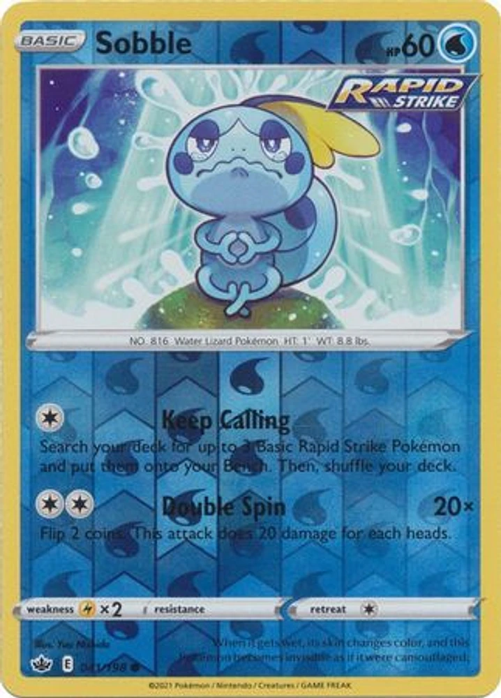 Sobble - 041/198 Common Reverse Holo