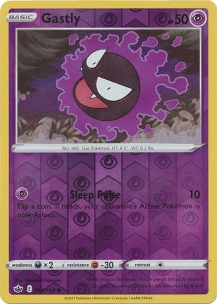 Gastly - 055/198 Common Reverse Holo