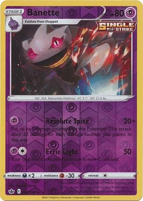 Banette - 063/198 Rare Reverse Holo