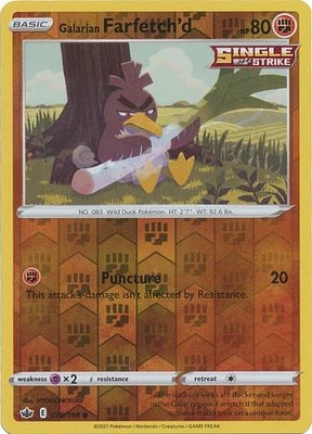 Galarian Farfetch'd - 078/198 Common Reverse Holo