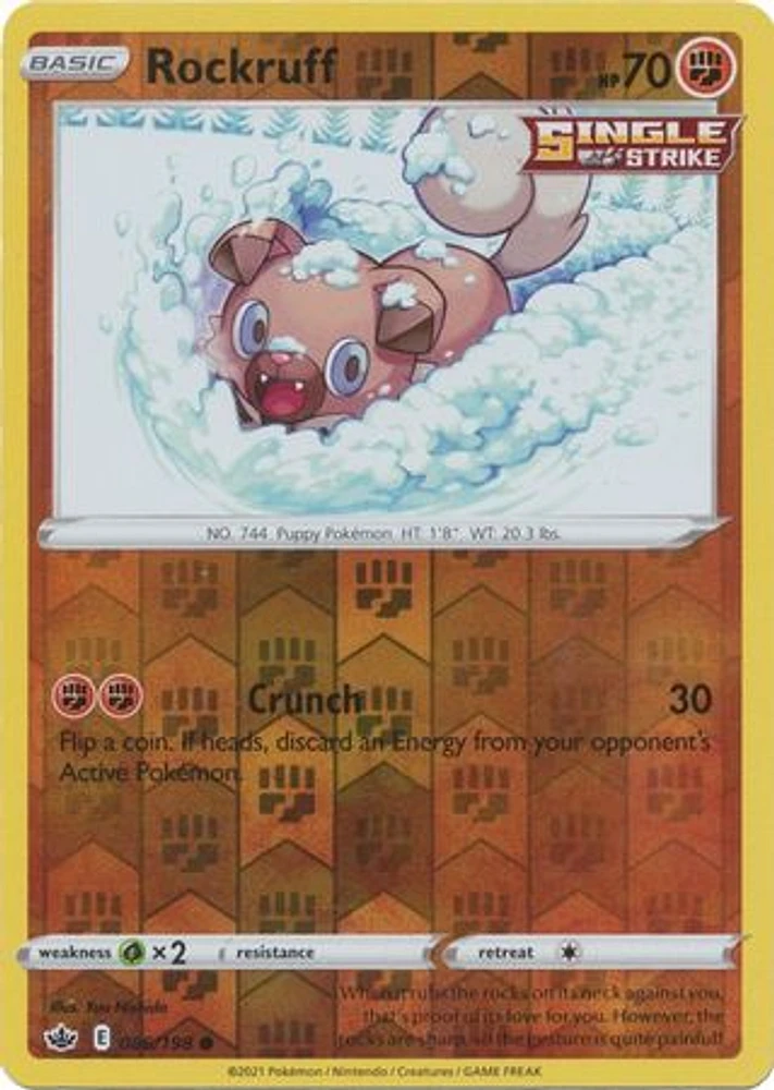 Rockruff - 086/198 Common Reverse Holo