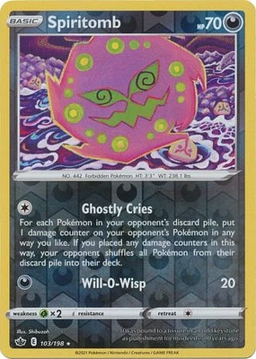 Spiritomb - 103/198 - Rare - Reverse Holo