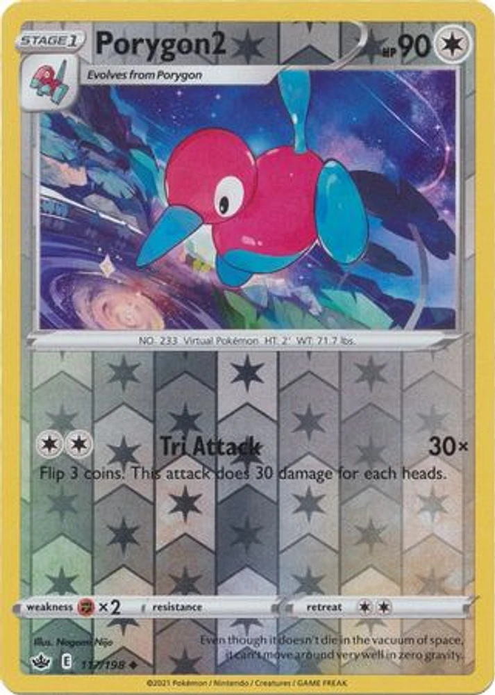 Porygon2 - 117/198 Uncommon Reverse Holo