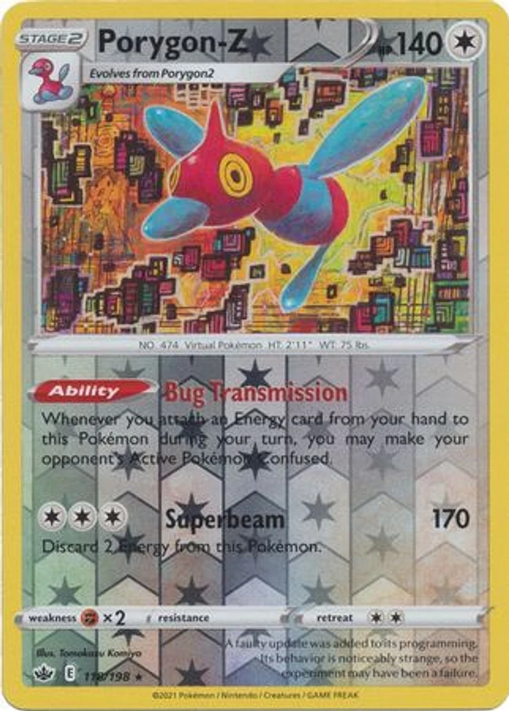 Porygon-Z - 118/198 - Holo Rare - Reverse Holo