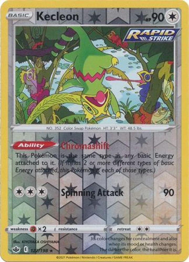 Kecleon - 122/198 Rare Reverse Holo