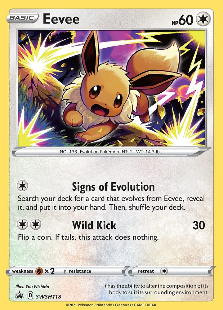 Eevee - SWSH118 - SWSH Black Star Promos