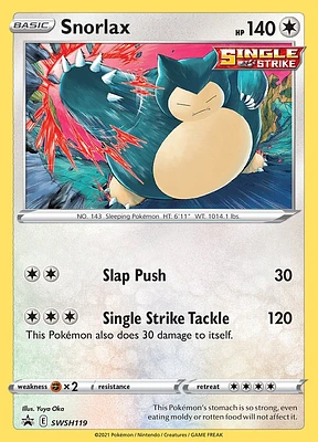 Snorlax - SWSH119 - SWSH Black Star Promos