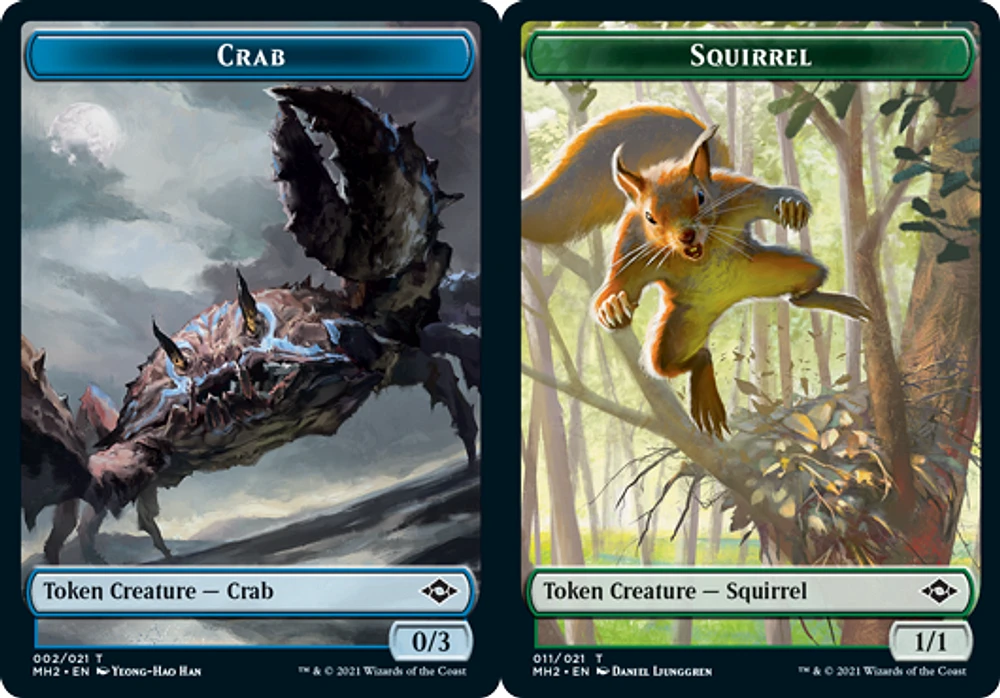 Crab Token // Squirell Token - Foil