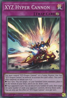 XYZ Hyper Cannon - KICO-EN010 - Super Rare - 1st Edition